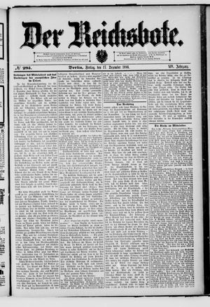 Der Reichsbote vom 17.12.1886