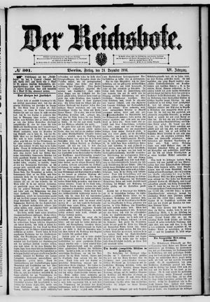 Der Reichsbote vom 24.12.1886