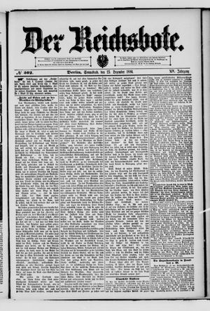 Der Reichsbote vom 25.12.1886