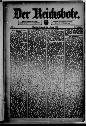 Der Reichsbote on Jan 1, 1887
