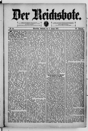 Der Reichsbote on Jan 5, 1887