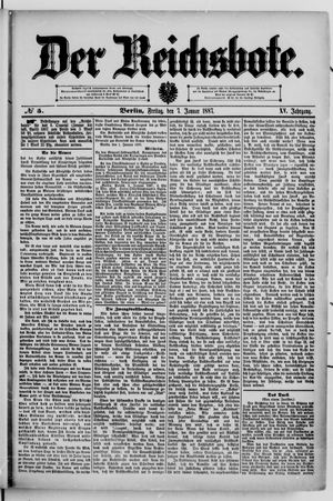 Der Reichsbote on Jan 7, 1887