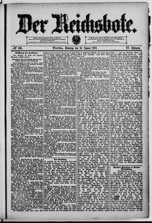 Der Reichsbote on Jan 16, 1887