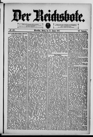 Der Reichsbote on Jan 21, 1887