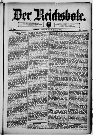 Der Reichsbote vom 05.02.1887