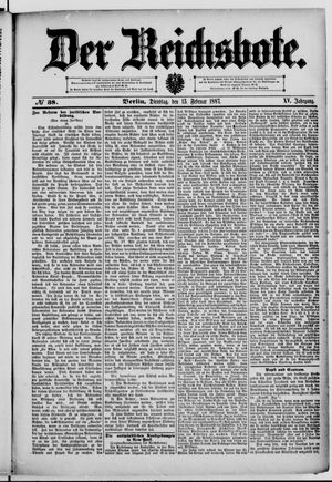 Der Reichsbote on Feb 15, 1887