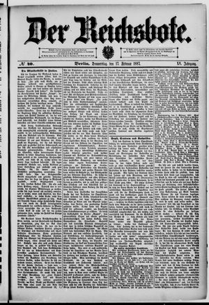 Der Reichsbote vom 17.02.1887