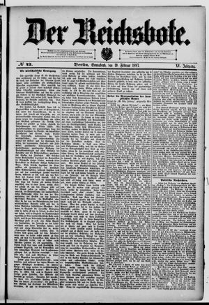 Der Reichsbote on Feb 19, 1887