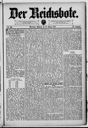 Der Reichsbote vom 23.02.1887