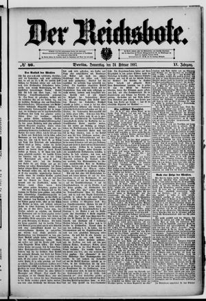 Der Reichsbote vom 24.02.1887
