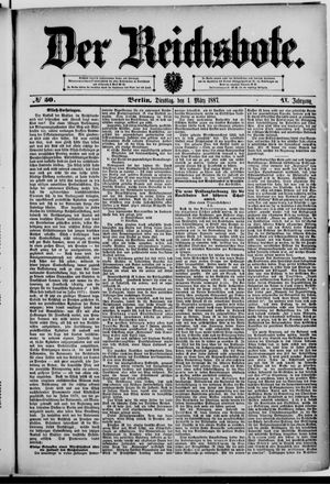 Der Reichsbote on Mar 1, 1887
