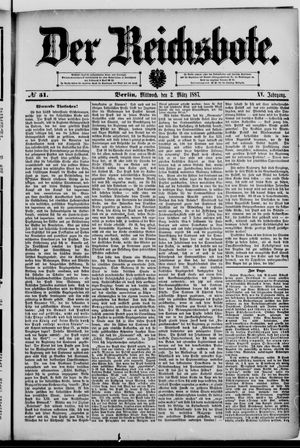 Der Reichsbote on Mar 2, 1887