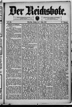 Der Reichsbote vom 04.03.1887