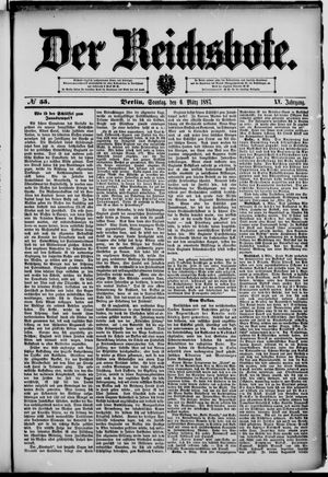 Der Reichsbote on Mar 6, 1887