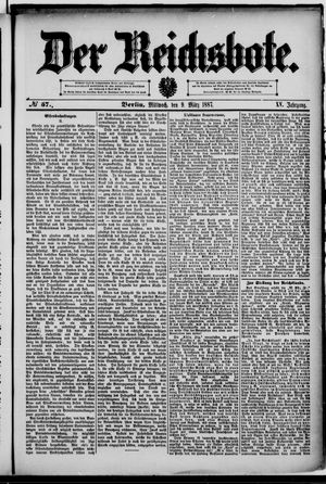 Der Reichsbote vom 09.03.1887