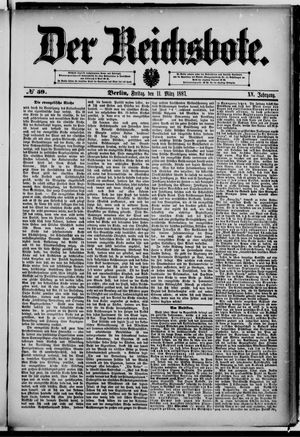 Der Reichsbote on Mar 11, 1887