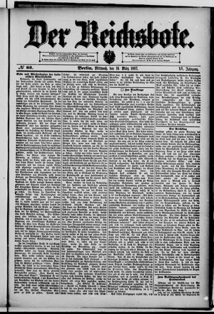 Der Reichsbote on Mar 16, 1887