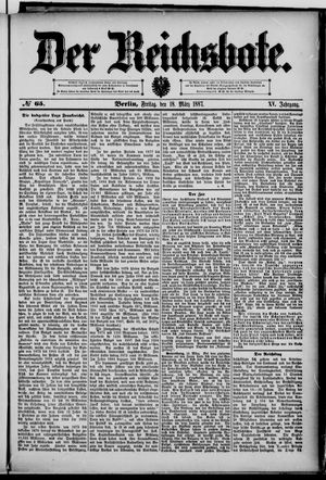 Der Reichsbote vom 18.03.1887