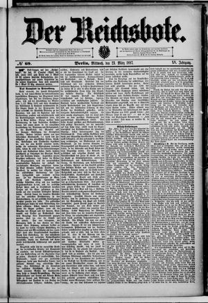 Der Reichsbote on Mar 23, 1887