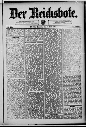 Der Reichsbote on Mar 24, 1887