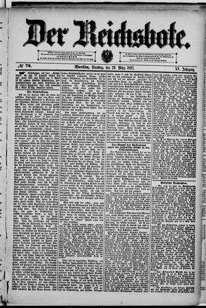 Der Reichsbote vom 29.03.1887