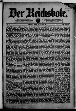 Der Reichsbote on Apr 1, 1887