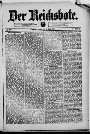 Der Reichsbote vom 05.04.1887