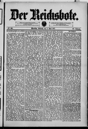Der Reichsbote on Apr 6, 1887