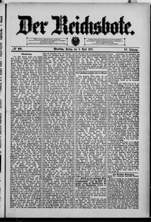 Der Reichsbote vom 08.04.1887