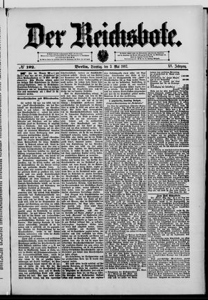 Der Reichsbote vom 03.05.1887