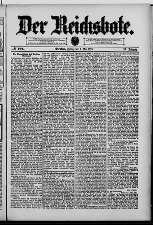 Der Reichsbote vom 06.05.1887