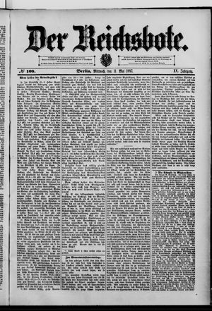 Der Reichsbote vom 11.05.1887