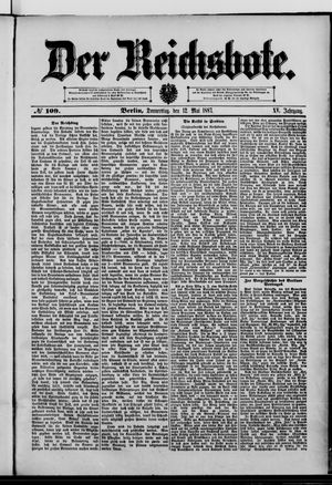 Der Reichsbote on May 12, 1887