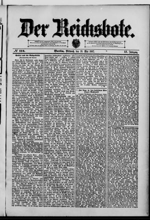 Der Reichsbote vom 18.05.1887