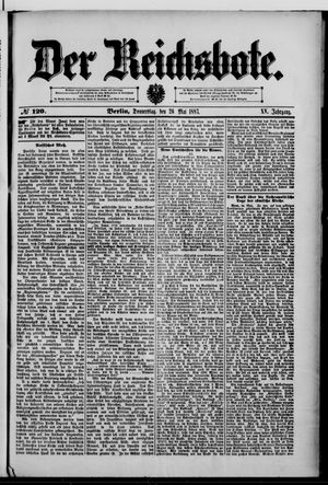Der Reichsbote on May 26, 1887