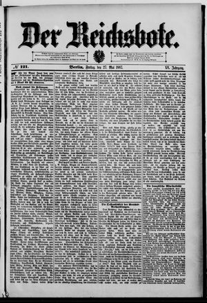 Der Reichsbote on May 27, 1887