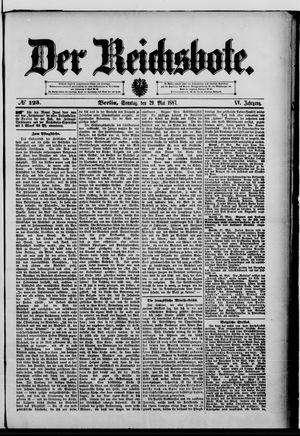 Der Reichsbote vom 29.05.1887