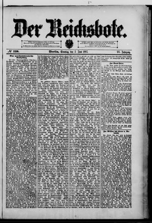 Der Reichsbote vom 05.06.1887