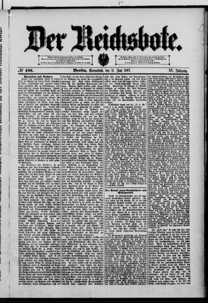 Der Reichsbote vom 11.06.1887