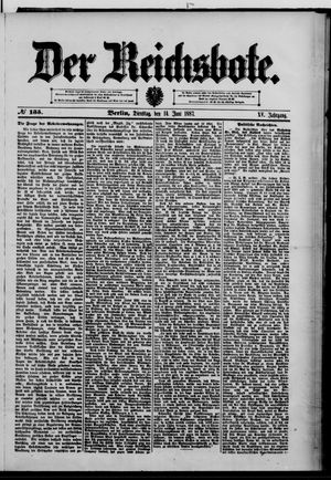 Der Reichsbote on Jun 14, 1887
