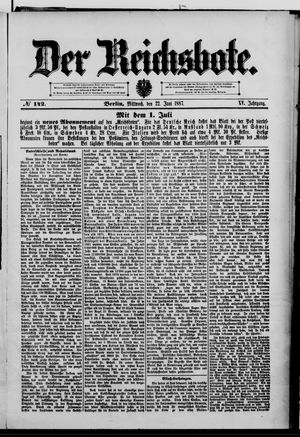 Der Reichsbote on Jun 22, 1887