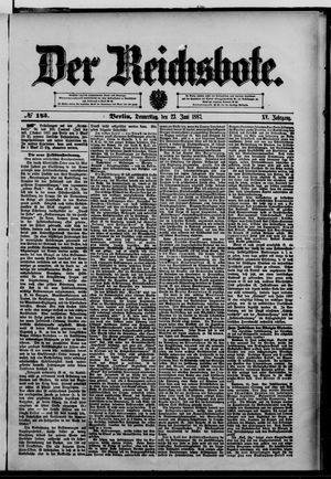 Der Reichsbote vom 23.06.1887
