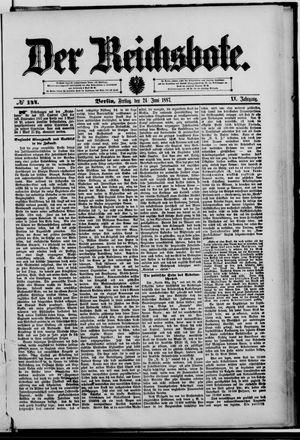 Der Reichsbote on Jun 24, 1887