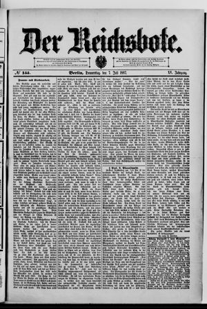 Der Reichsbote vom 07.07.1887