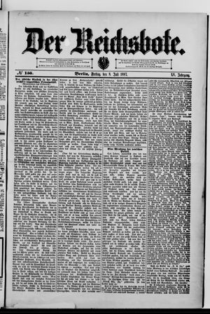 Der Reichsbote vom 08.07.1887