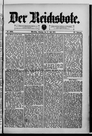 Der Reichsbote on Jul 17, 1887