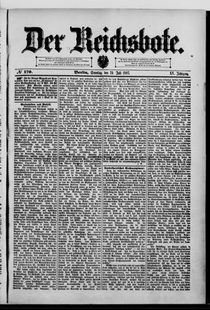 Der Reichsbote on Jul 24, 1887
