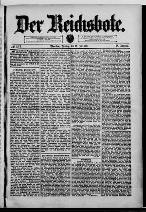 Der Reichsbote vom 26.07.1887