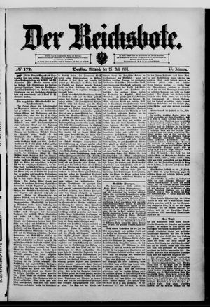 Der Reichsbote vom 27.07.1887