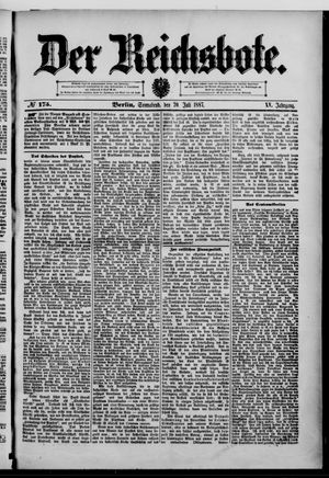 Der Reichsbote on Jul 30, 1887